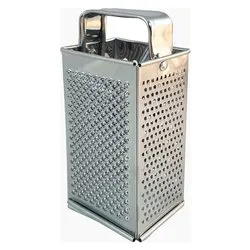 Grattugia 4 lati Inox (8x5x18cm) Cromo lucido 078 - immagine 1