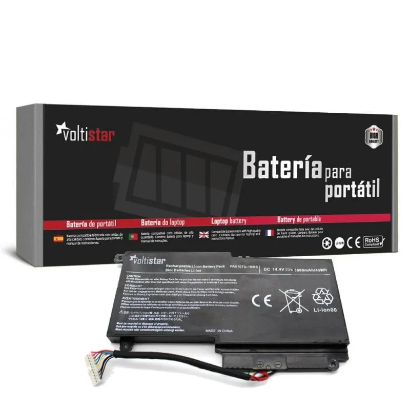 Batteria per laptop per Toshiba Satellite L45/L50/L55/P50/P55/S55/PA5107U-1BRS P000573230 - immagine 1