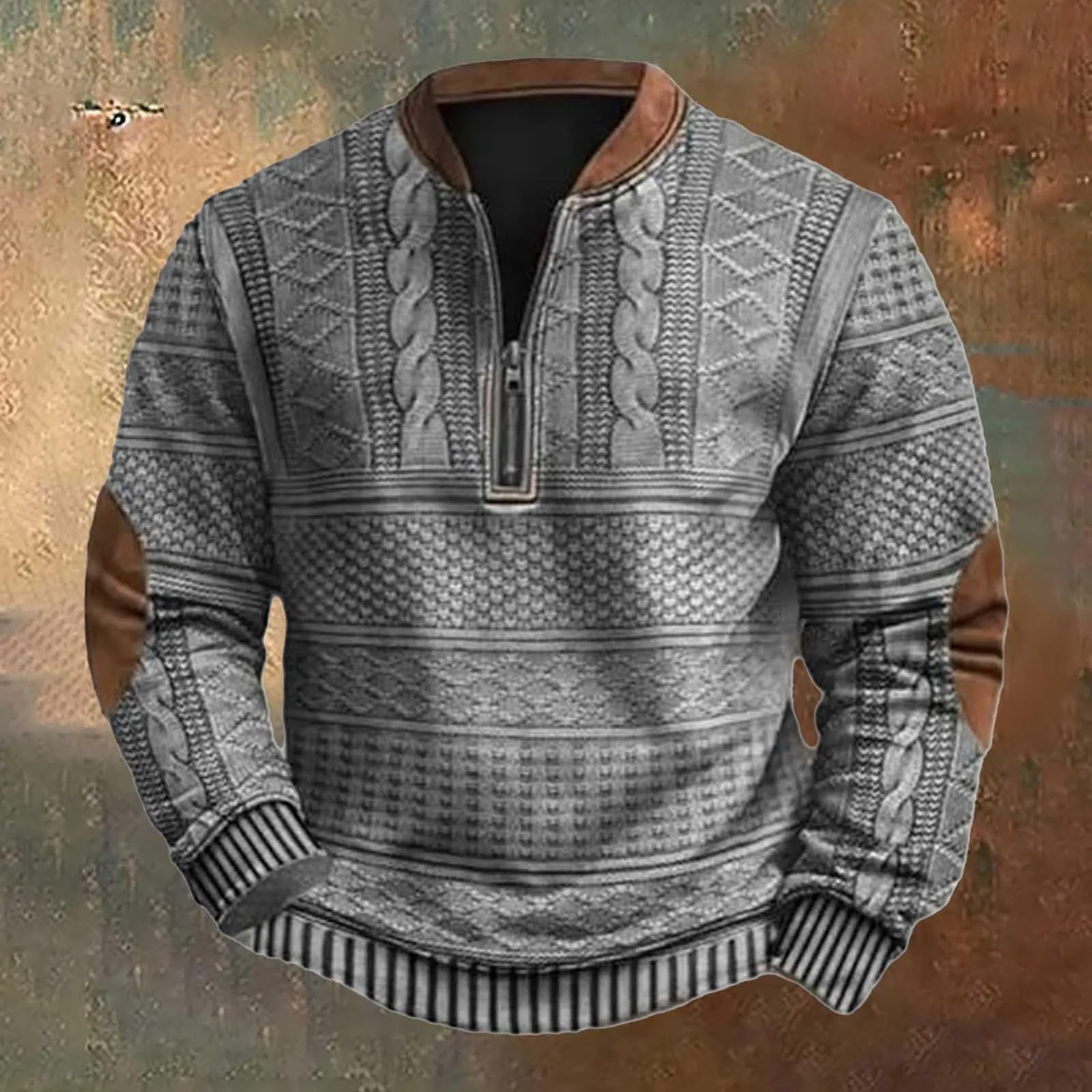 Mymyguoe Henley - Maglietta da uomo con bottoni, magliette a maniche lunghe, felpe, t-shirt in lino, polo a maniche lunghe, abbigliamento sportivo, canottiera, maglia funzionale, escursionismo, sport - immagine 2