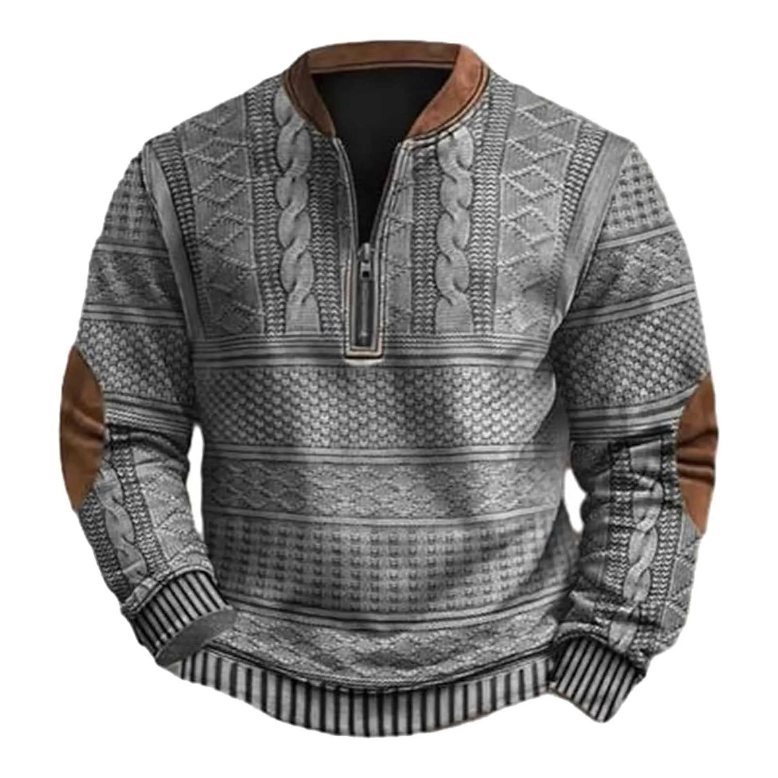 Mymyguoe Henley - Maglietta da uomo con bottoni, magliette a maniche lunghe, felpe, t-shirt in lino, polo a maniche lunghe, abbigliamento sportivo, canottiera, maglia funzionale, escursionismo, sport - immagine 4