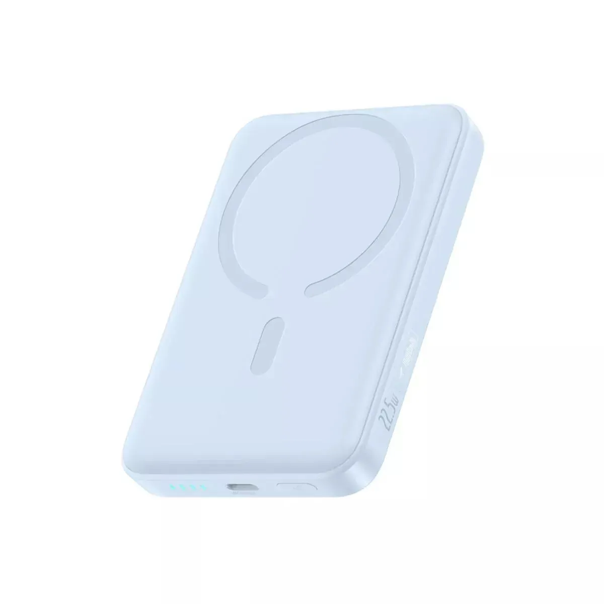 Batteria Esterna Wireless Baseus EnerFill FM11 Ultra-Mini, 10000mAh, 22.5W, PD + FQI, 1 x QI - 1 x USB-C, Blu P1008210E313-00 - immagine 1