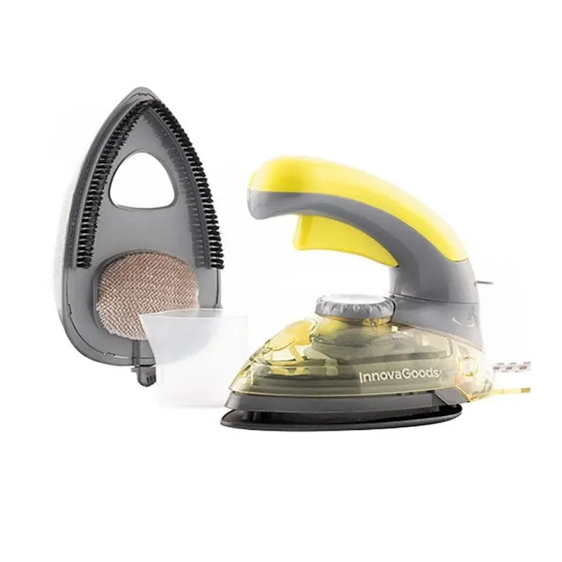 Ferro da stiro a vapore InnovaGoods Velyron Mini 800 W Giallo/Grigio - immagine 1