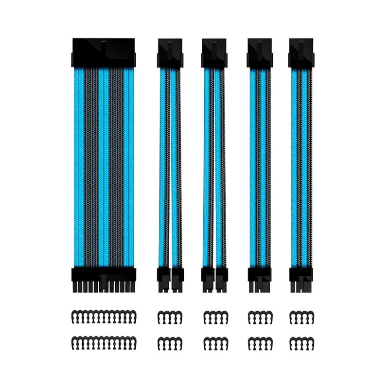 Kit cavo di prolunga per scheda madre Phoenix Nero/Blu - immagine 1