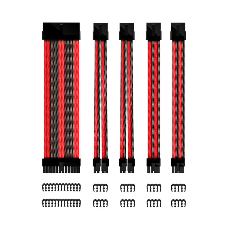 Kit cavo di prolunga per scheda madre Phoenix Nero/Rosso - immagine 1