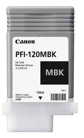 ORIGINALE Canon Cartuccia d'inchiostro Nero (opaco) PFI-120mbk 2884C001 130ml - immagine 1