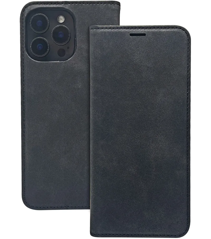 Custodia per Honor 400 Lite, OEM, Smart Suede, Nera - immagine 1