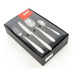 Set posate tavola 24 pz Plastica ABS MASTER Bianco RN91321N24 - immagine 1
