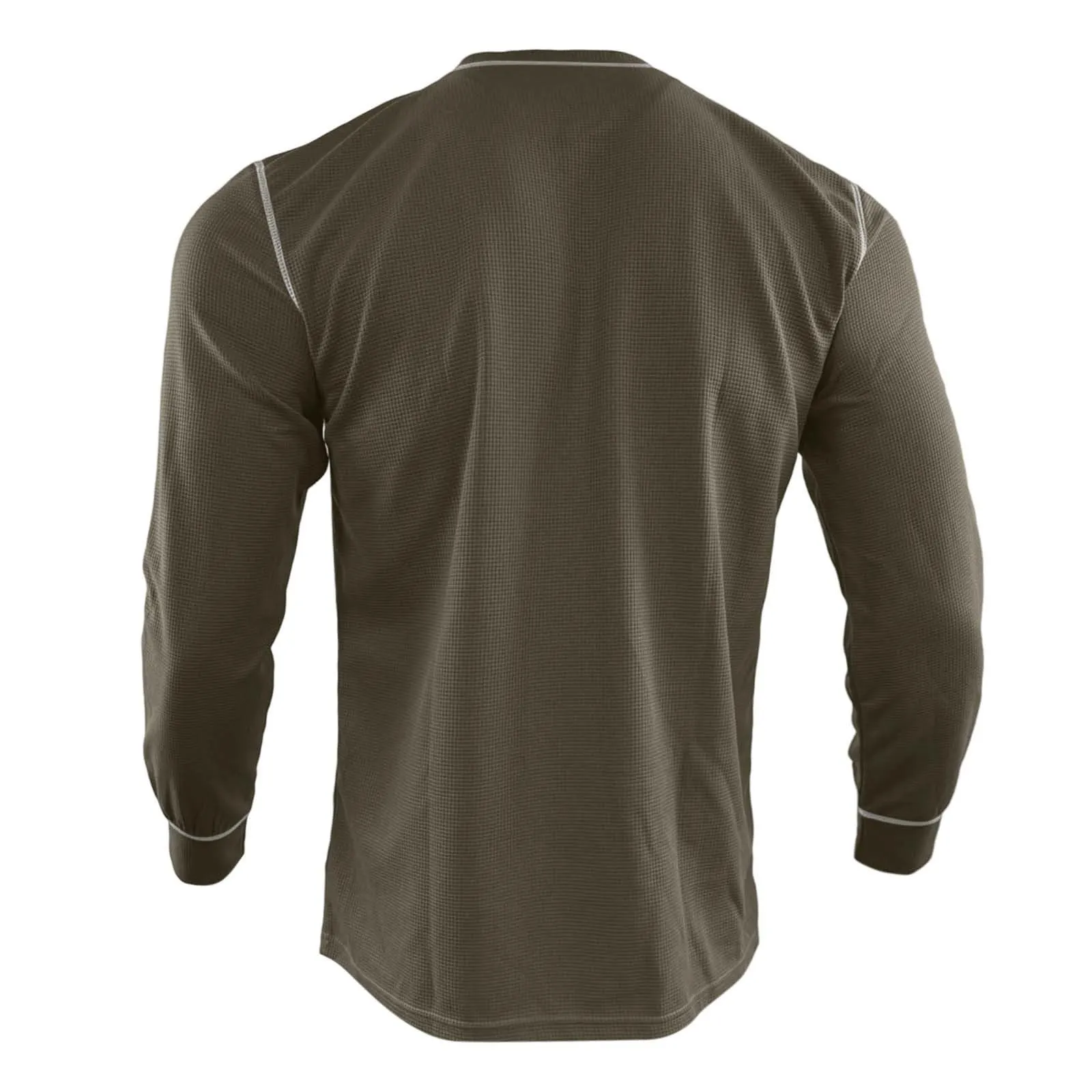 Mymyguoe Maglietta Henley da Uomo con Bottoni Magliette a Maniche Lunghe Felpe Magliette in Lino T-shirt a Maniche Lunghe Polo Abbigliamento Sportivo Canottiera Maglia Funzionale Escursionismo Sport - immagine 7