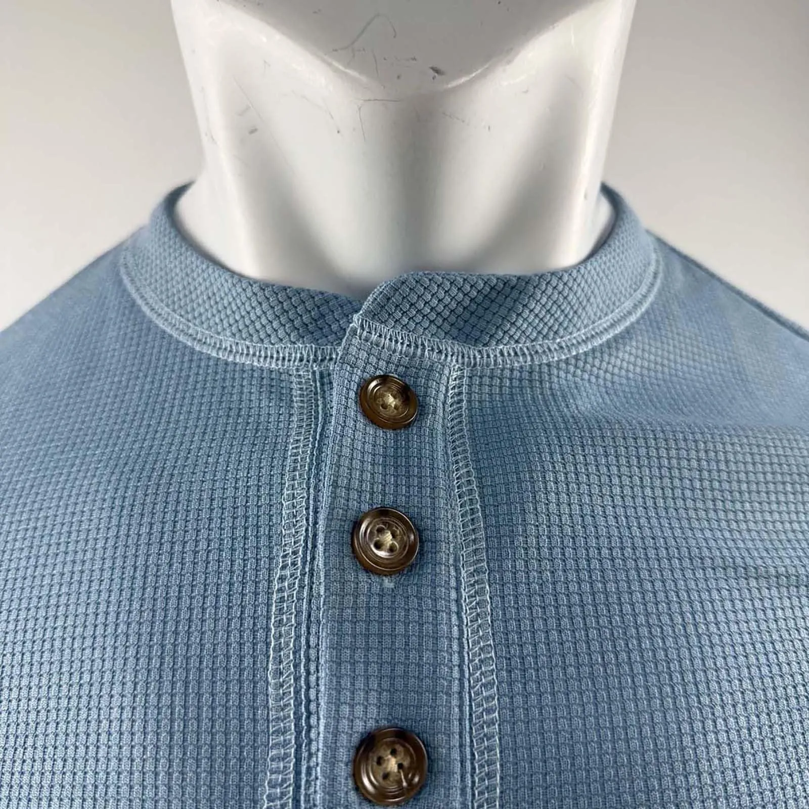 Mymyguoe Henley - Maglietta da uomo con bottoni, a maniche lunghe, felpe, magliette in lino a maniche lunghe, polo, abbigliamento sportivo, canottiera, maglia funzionale, escursionismo, sport all'aria - immagine 6