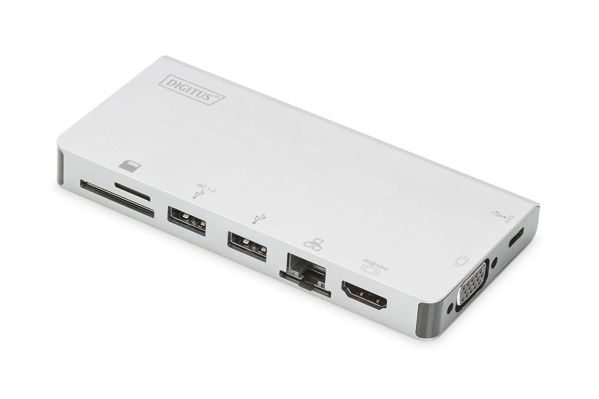 Docking Station 8 Porte Hdmi Vga 2Xusb-C 3Xusb 3.0 Rj45 Lettore Card - Connettore Usb Tipo C - immagine 1