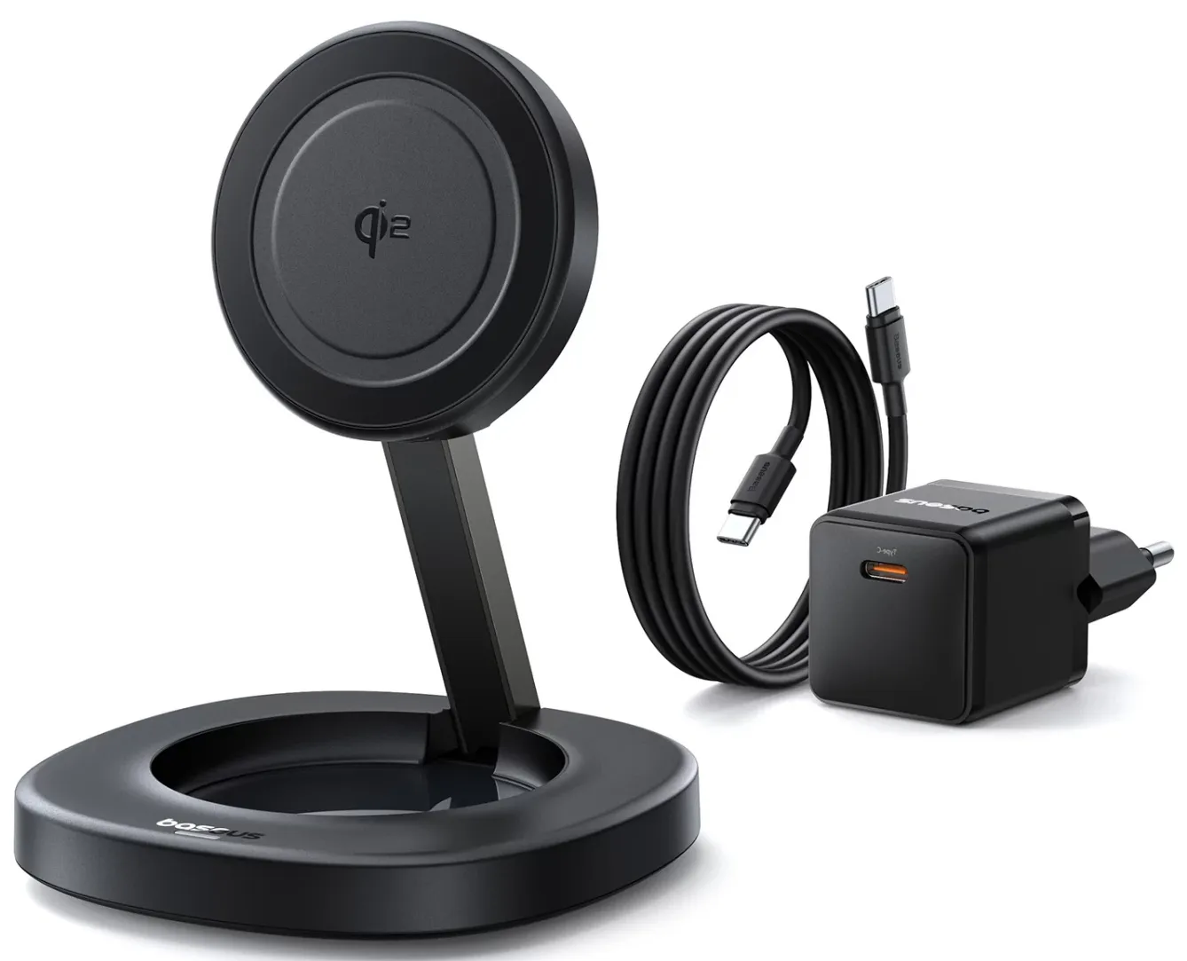 Caricatore Wireless da Rete Baseus EnerFill FF11, 15W, 1.67A, Nero P10282103123-00 - immagine 1