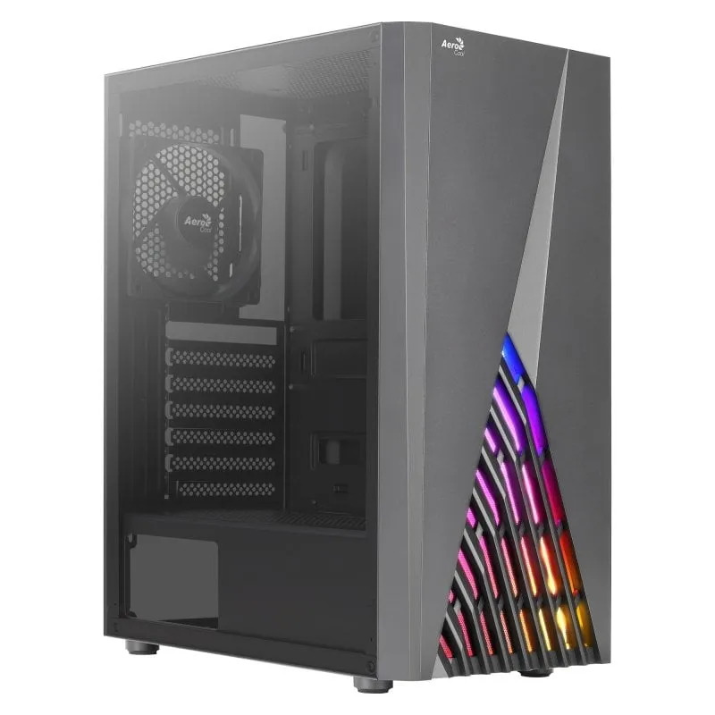 Aerocool Delta Vetro Temperato RGB USB 3.0 Nero - immagine 1