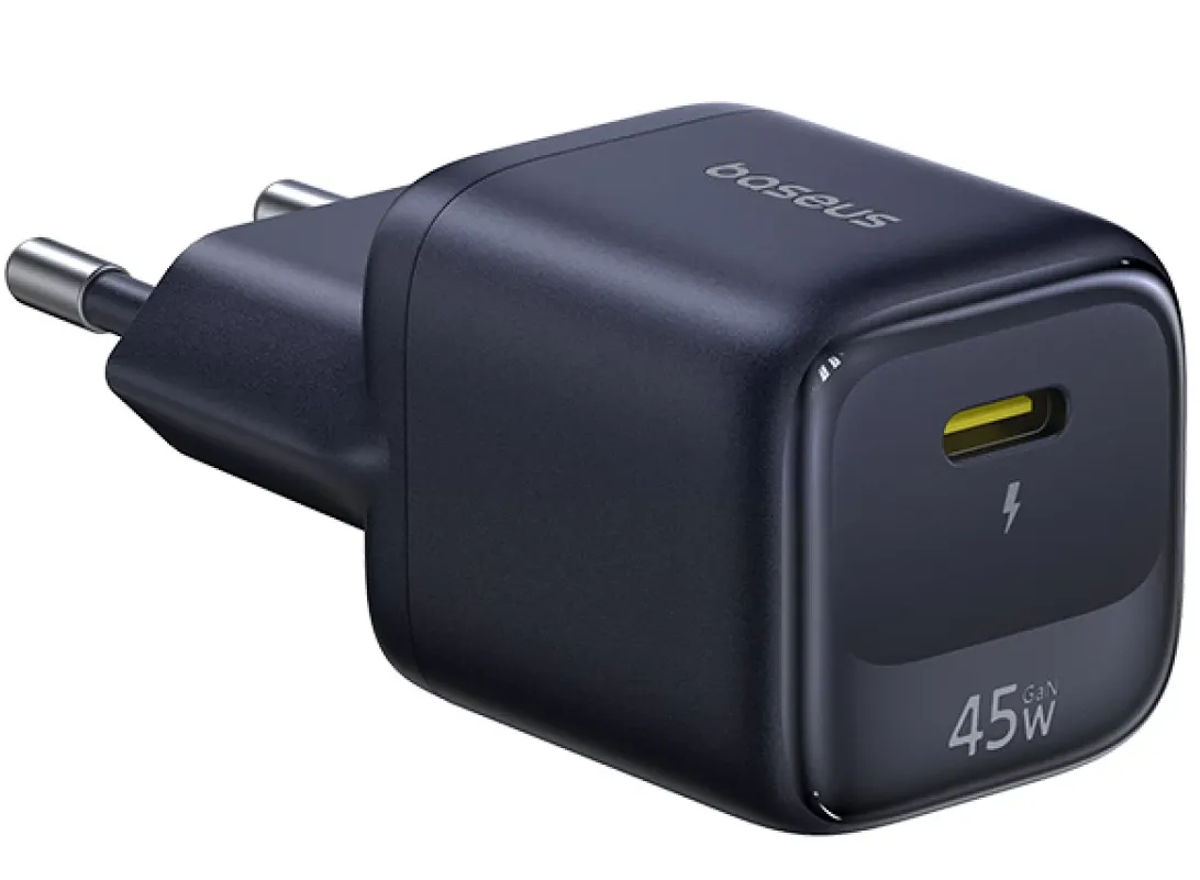 Caricatore da rete Baseus EnerFill FN22, 45W, 3A, 1 x USB-C, Nero E0123300 - immagine 1