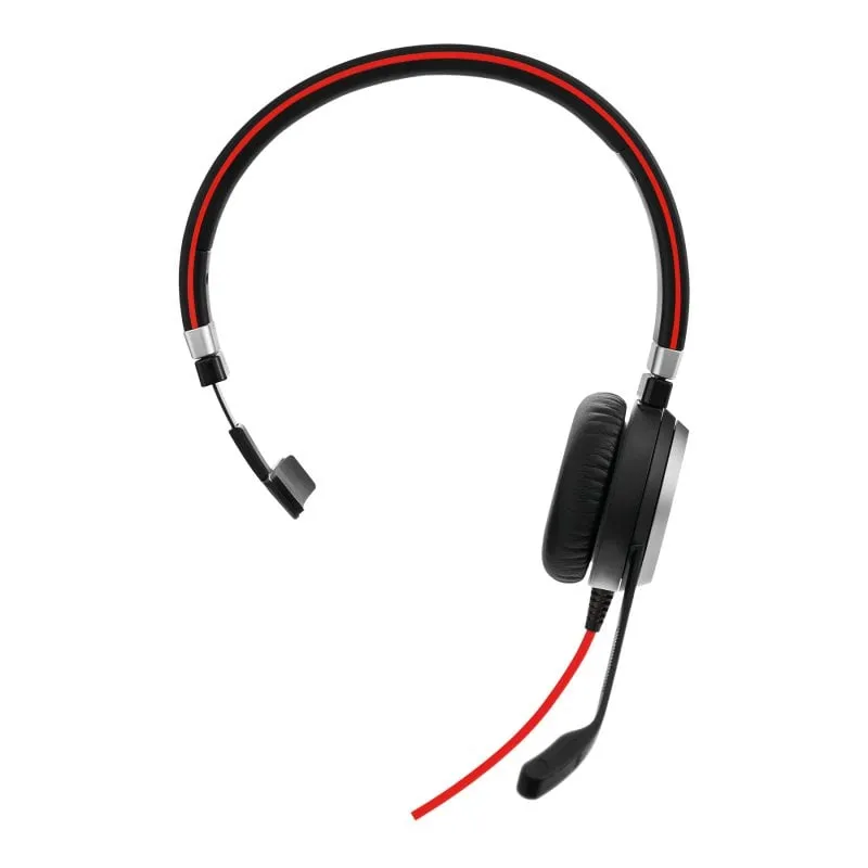 Jabra Evolve 40 MS Mono USB-C Auricolare Cablato A Padiglione Ufficio USB tipo-C Bluetooth Nero - immagine 1