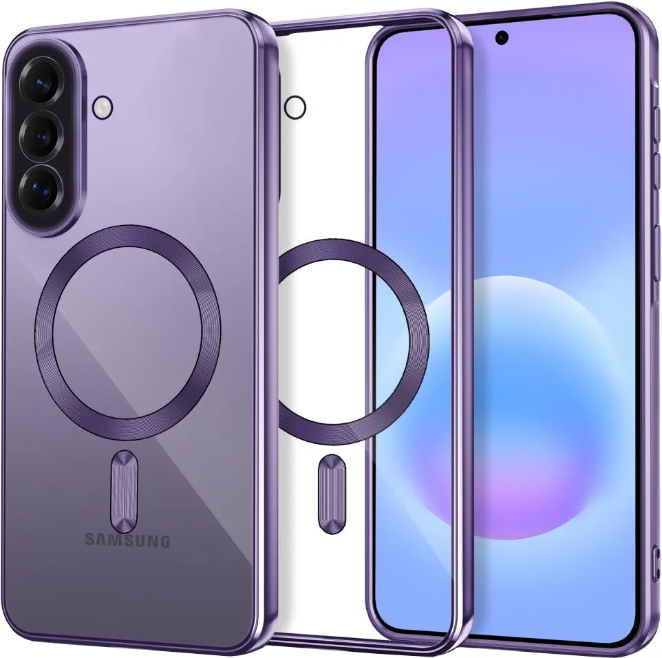 Custodia MagSafe per Samsung Galaxy A37 5G, Tech-Protect, Magflex, Viola - immagine 1