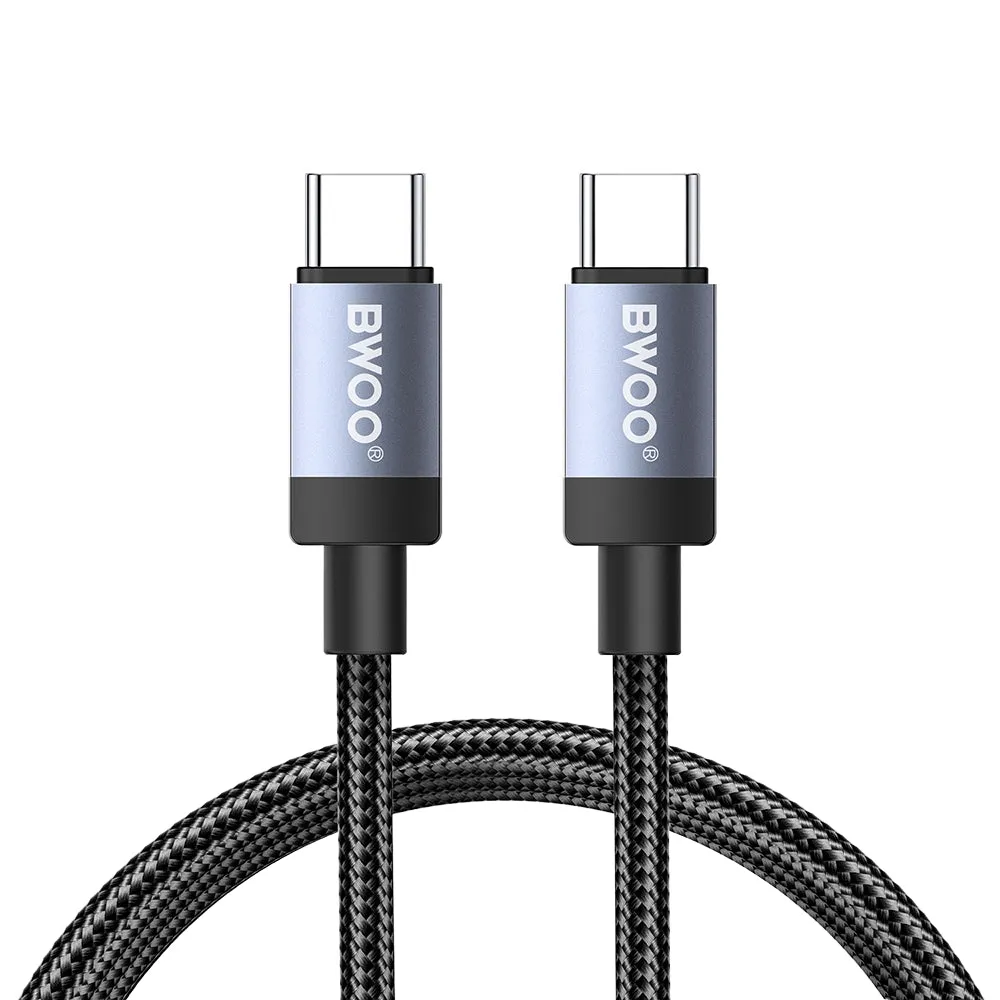 Cavo Dati e Ricarica USB-C - USB-C BWOO BO-X401CC, 65W, 1m, Nero - immagine 1