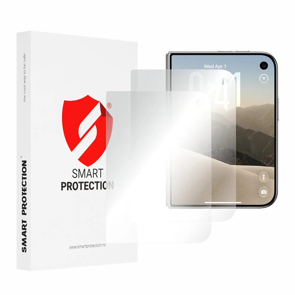 Pellicola protettiva per schermo esterno Smart Protection Premium Classic per Apple iPhone Duo, plastica, set da 2 pezzi - immagine 1