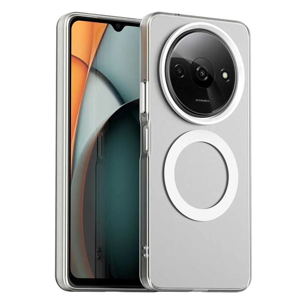 Custodia MagSafe per Xiaomi Redmi A3x / A3, Techsuit, CandyCase, Bianca - immagine 1