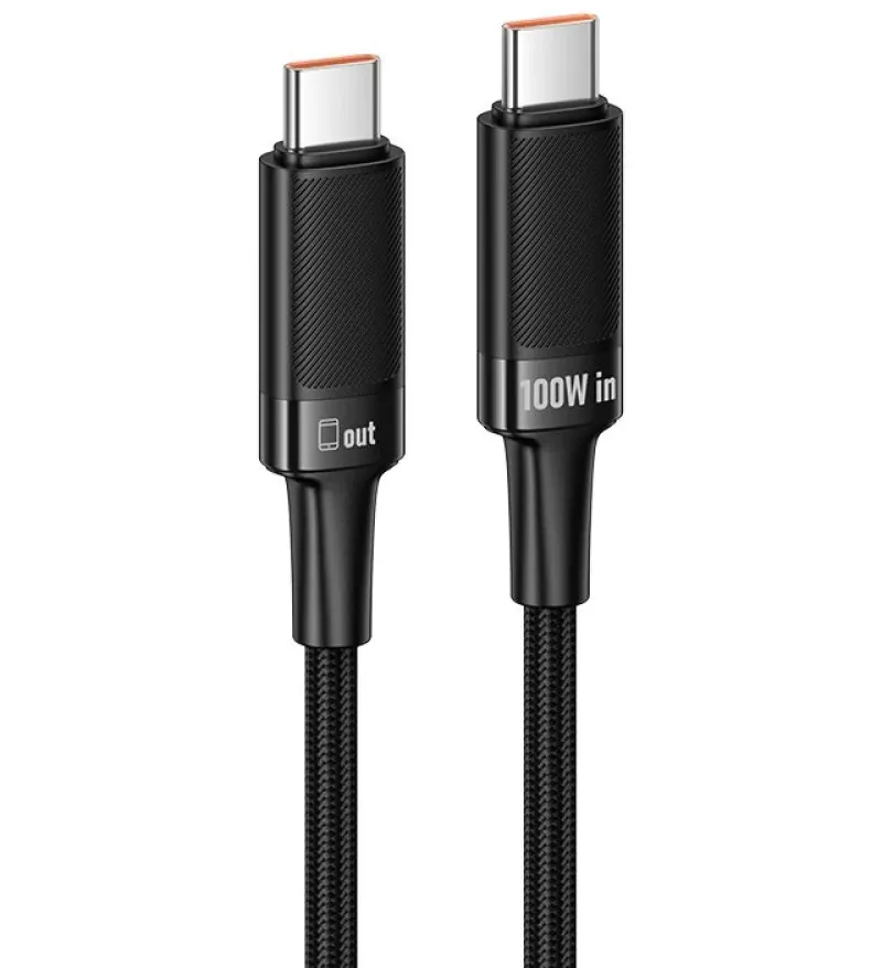 Cavo Dati e Ricarica USB-C - USB-C HOCO U153 Extreme, 100W, 1,2m, Nero - immagine 1