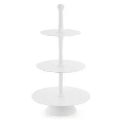 Alzata (45x82cm) decorativa 5 piani MALLET Bianco 0184865 - immagine 1