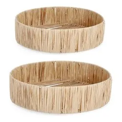 Set vassoi 2 pz Fibra naturale BAGAN Natural 0187083 - immagine 1