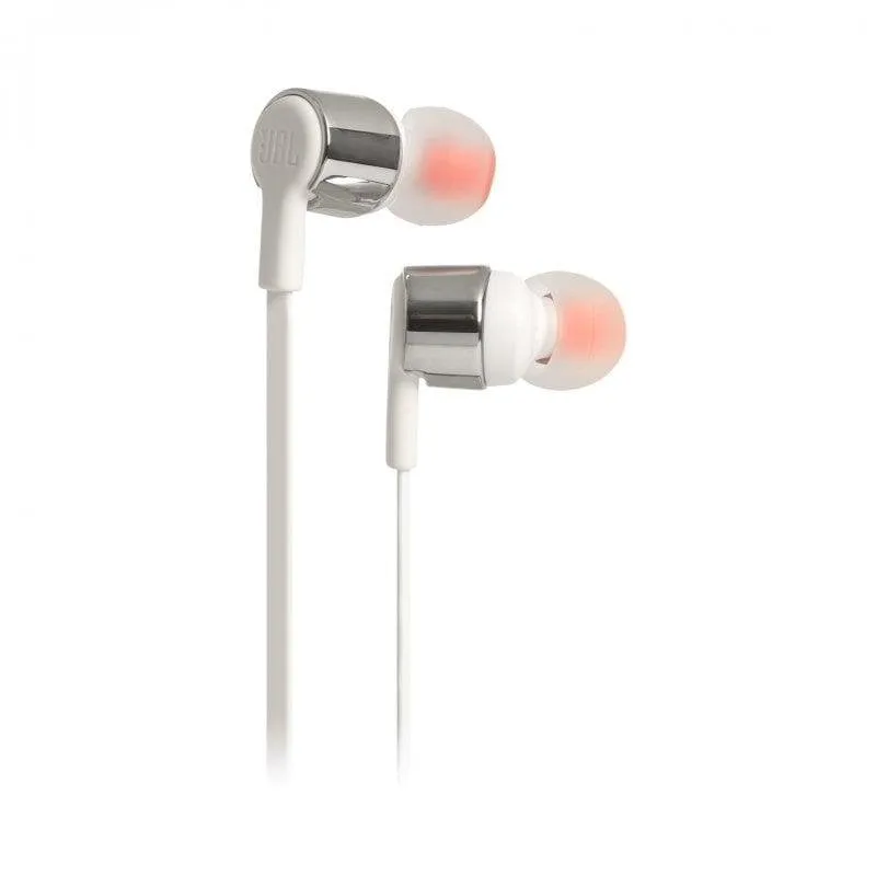 Auricolari JBL Tune 210 con filo Jack 3.5 mm In-ear per Musica Microfono Integrato Grigio - immagine 1