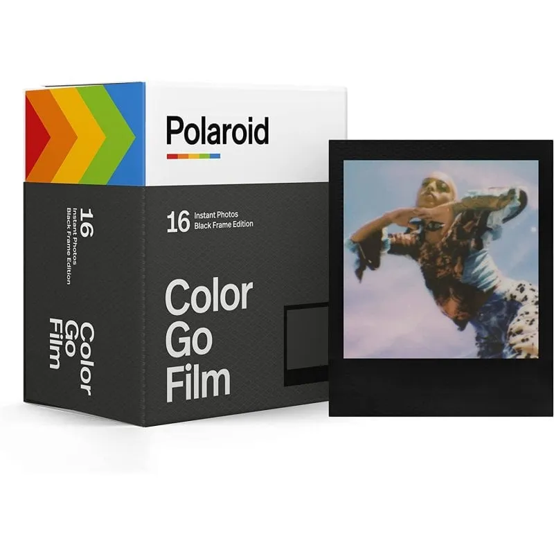 Polaroid Go Color Film Confezione doppia Black Frame Edition per Polaroid Go - immagine 1