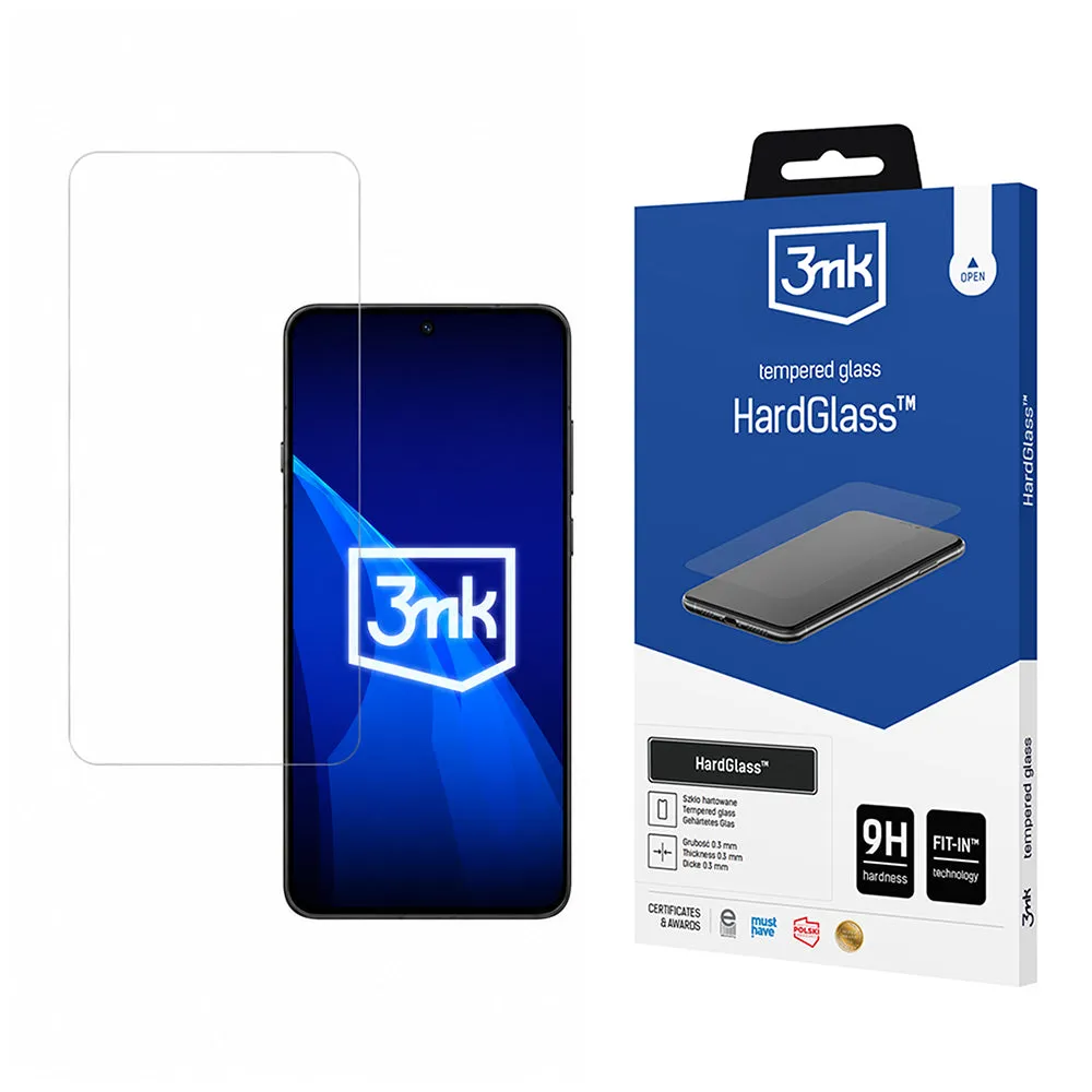 Pellicola protettiva per schermo 3MK HardGlass per Oppo Find X9 Ultra, Vetro temperato, Full Glue - immagine 1