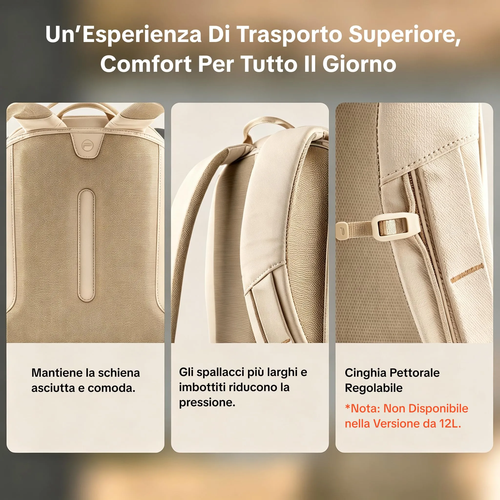 PGYTECH OneGo Lite Zaino per Fotocamera 12L, Piccola Borsa Fotografica Compatta per Donne e Corporature Minute, per Fotocamere Mirrorless/Reflex Sony/Canon/Nikon, Resistente all'Acqua (Viola) - immagine 4