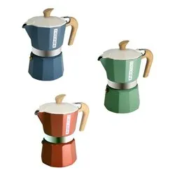 Caffettiera Alluminio 2 Tazze MYMOKA COLOR Assortito 02CF148 - immagine 1