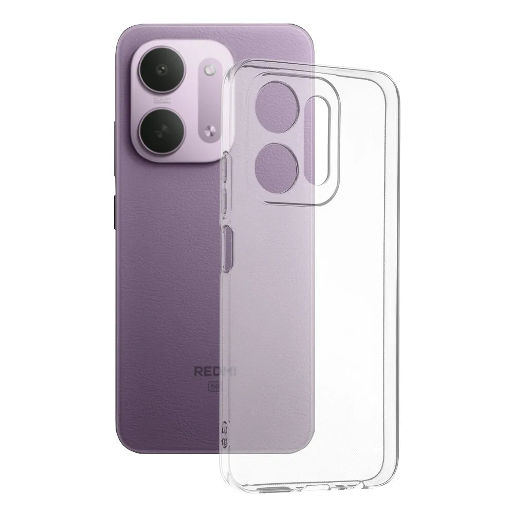 Custodia per Xiaomi Redmi 17C 5G, Techsuit, Chiara, Trasparente - immagine 1