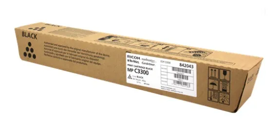 ORIGINALE Ricoh toner nero 842043 MP C3300BK 20000 pagine - immagine 1