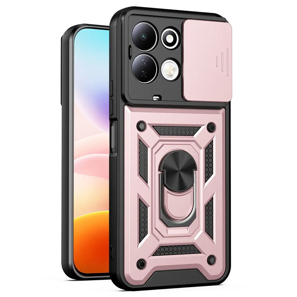 Custodia per Xiaomi Redmi 17 5G / 17 4G, Techsuit, CamShield, Rosa Dorato - immagine 1