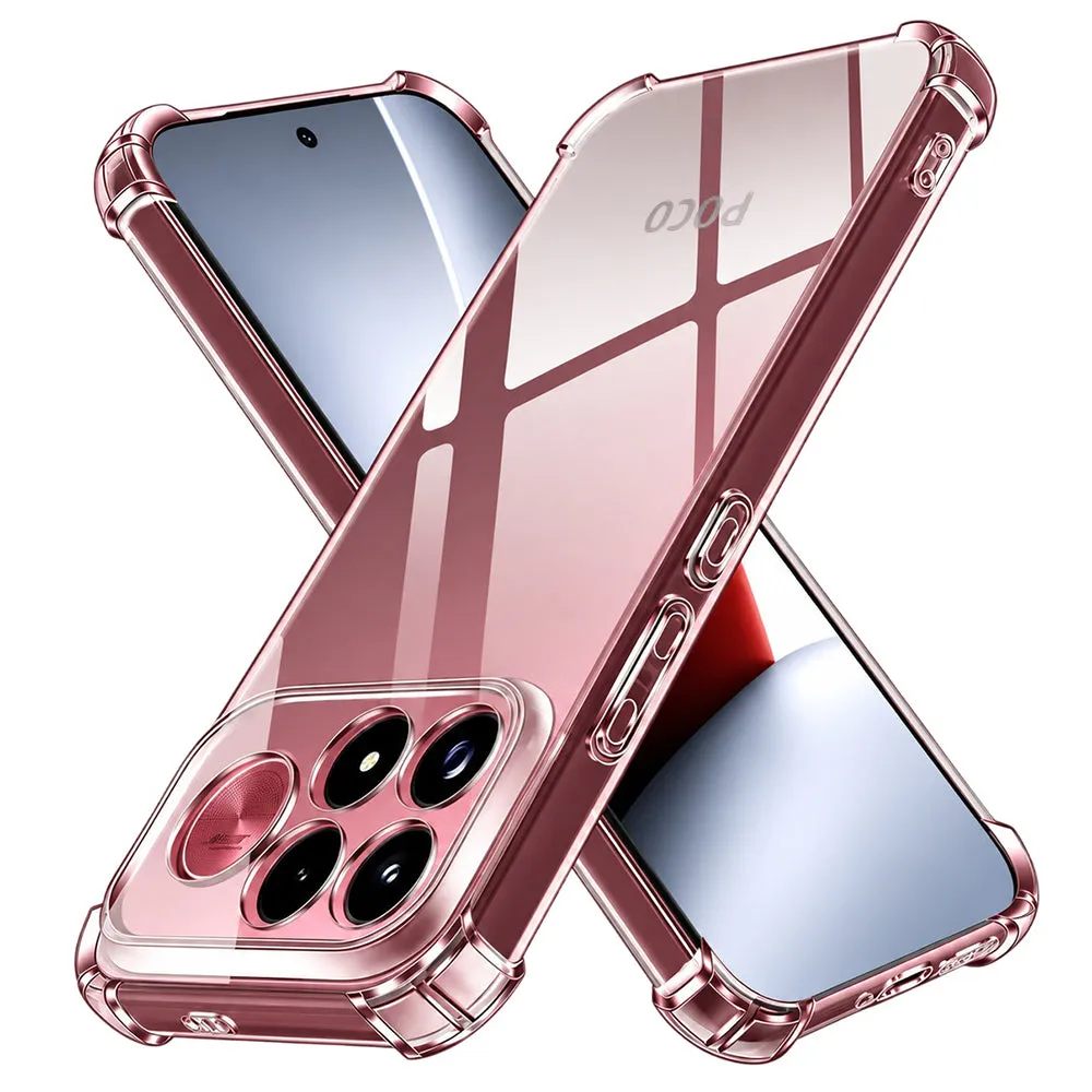 Custodia per Xiaomi Poco F9 Ultra, Techsuit, Shockproof Clear, Trasparente - immagine 1