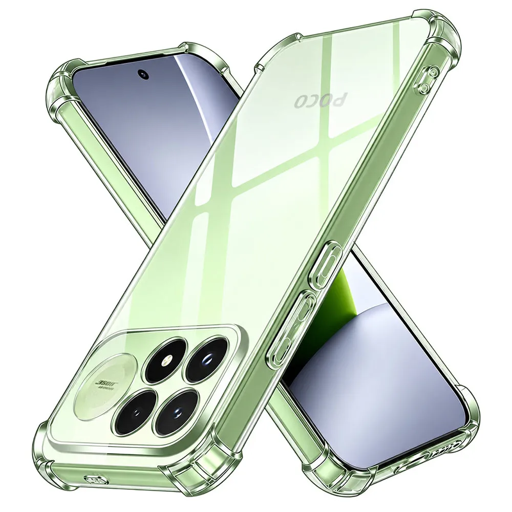 Custodia per Xiaomi Poco F9 Pro, Techsuit, Shockproof Clear, Trasparente - immagine 1