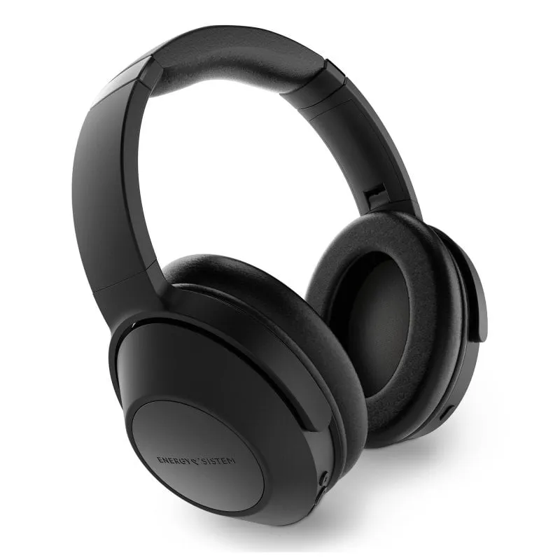 Cuffie Bluetooth Energy Sistem BT Travel 6 ANC con cancellazione del rumore nere - immagine 1
