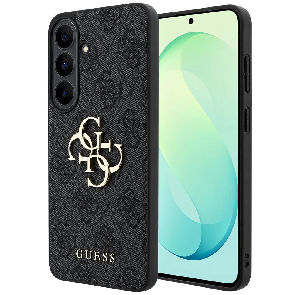 Custodia per Samsung Galaxy S26 FE S741, Guess, Logo Metallico 4G, Nera - immagine 1