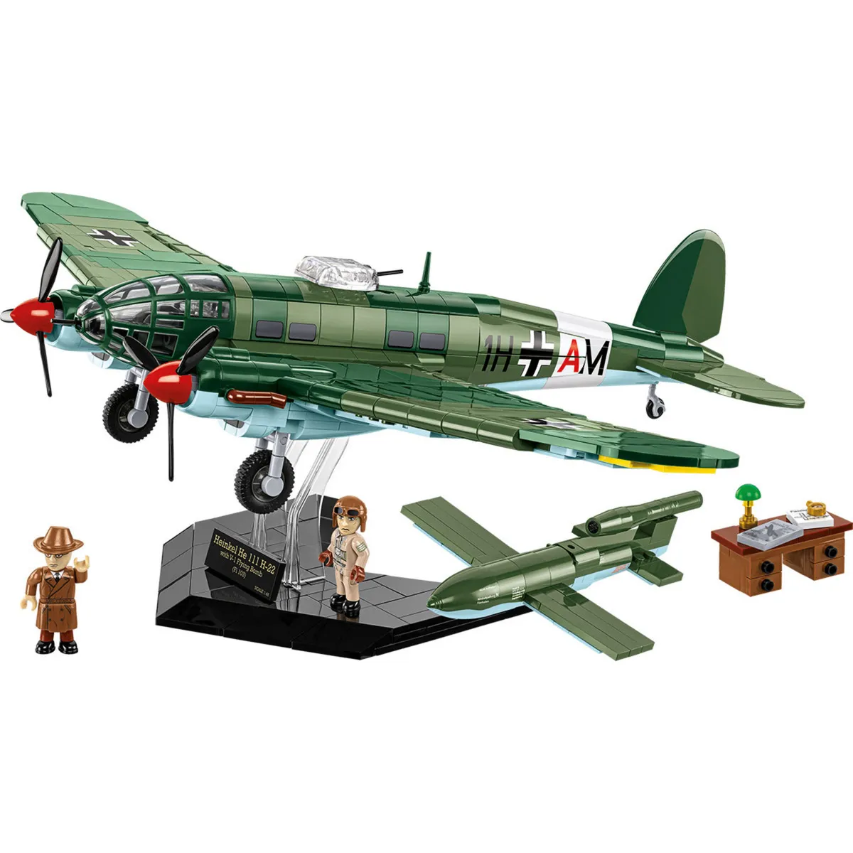 Heinkel HE 111 H-22 con bomba volante V1 - Edizione Executive, Giochi di costruzione - immagine 1