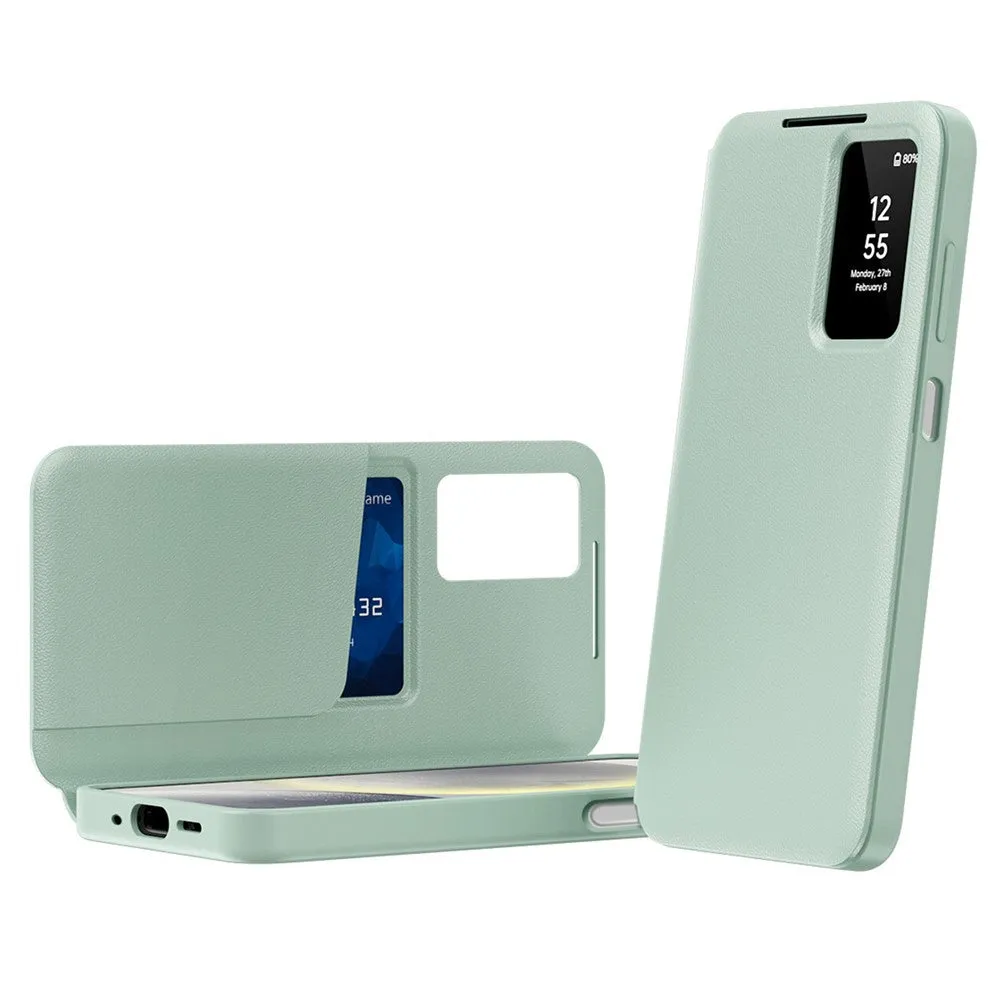 Custodia per Samsung Galaxy A27 5G, Techsuit, SmartView, Verde - immagine 1