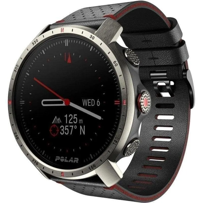 Polar Grit X Pro Titan Bluetooth GPS 47mm Titanio Nero M/L - immagine 1