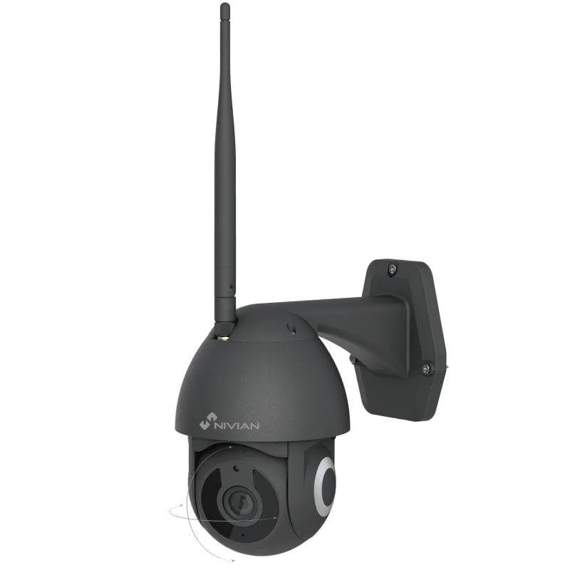 Videocamere di sorveglianza Nivian NVS-IPC-0S2B 2K Visione Notturna Interno ed Esterno Rilevamento IA Controllo Vocale Audio Bidirezionale - immagine 1