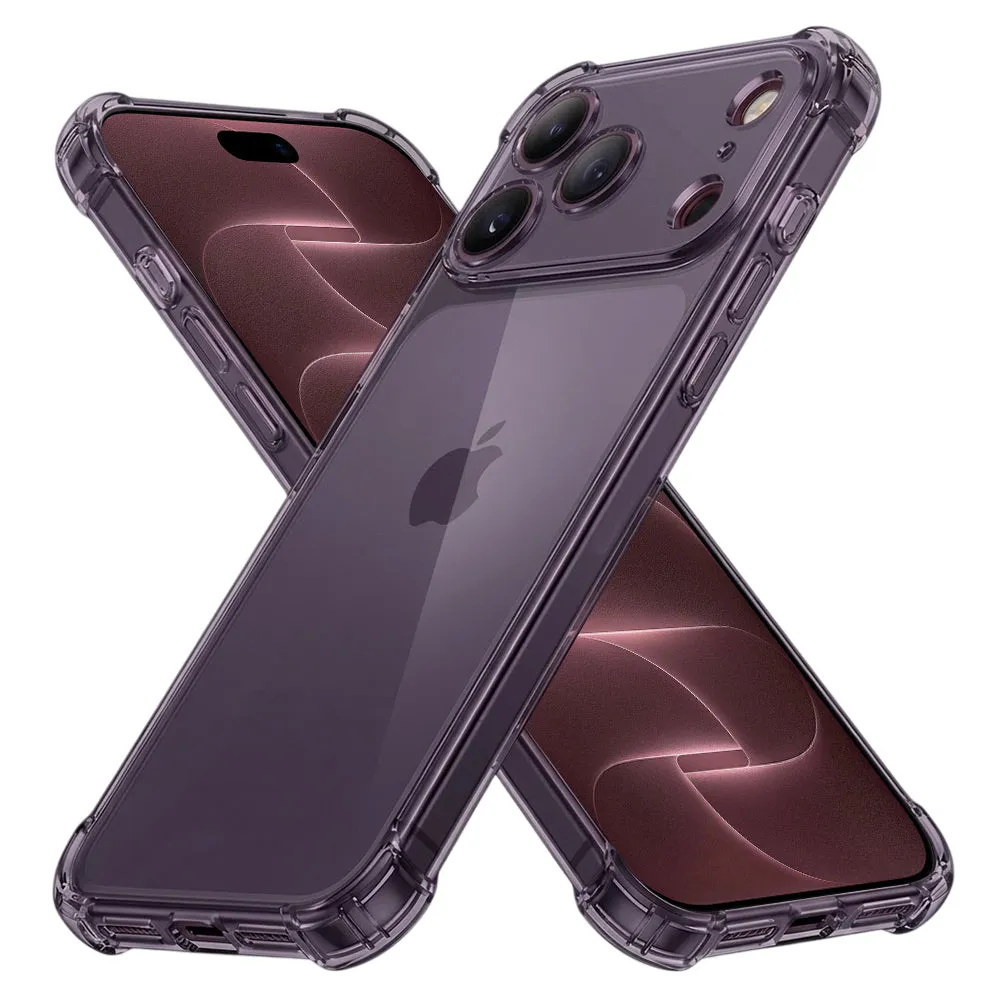 Custodia per Apple iPhone 18 Pro Max / 17 Pro Max, Techsuit, Shockproof Clear, Fumè - immagine 1
