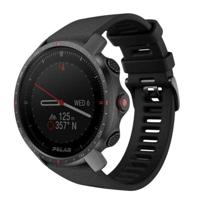 Polar Grit X Pro Bluetooth GPS GLONASS Galileo QZSS 47mm MIP Nero M/L Resistente all'acqua 100m - immagine 1