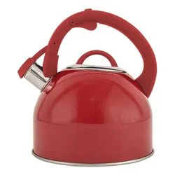Bollitore Inox (2,5Lt) DECO GLAMOUR con fischietto Rosso NGD24010 - immagine 1