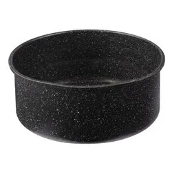 Casseruola Alluminio antiaderente (16cm) salvaspazio senza manico BOLZANO Nero 1011613 - immagine 1