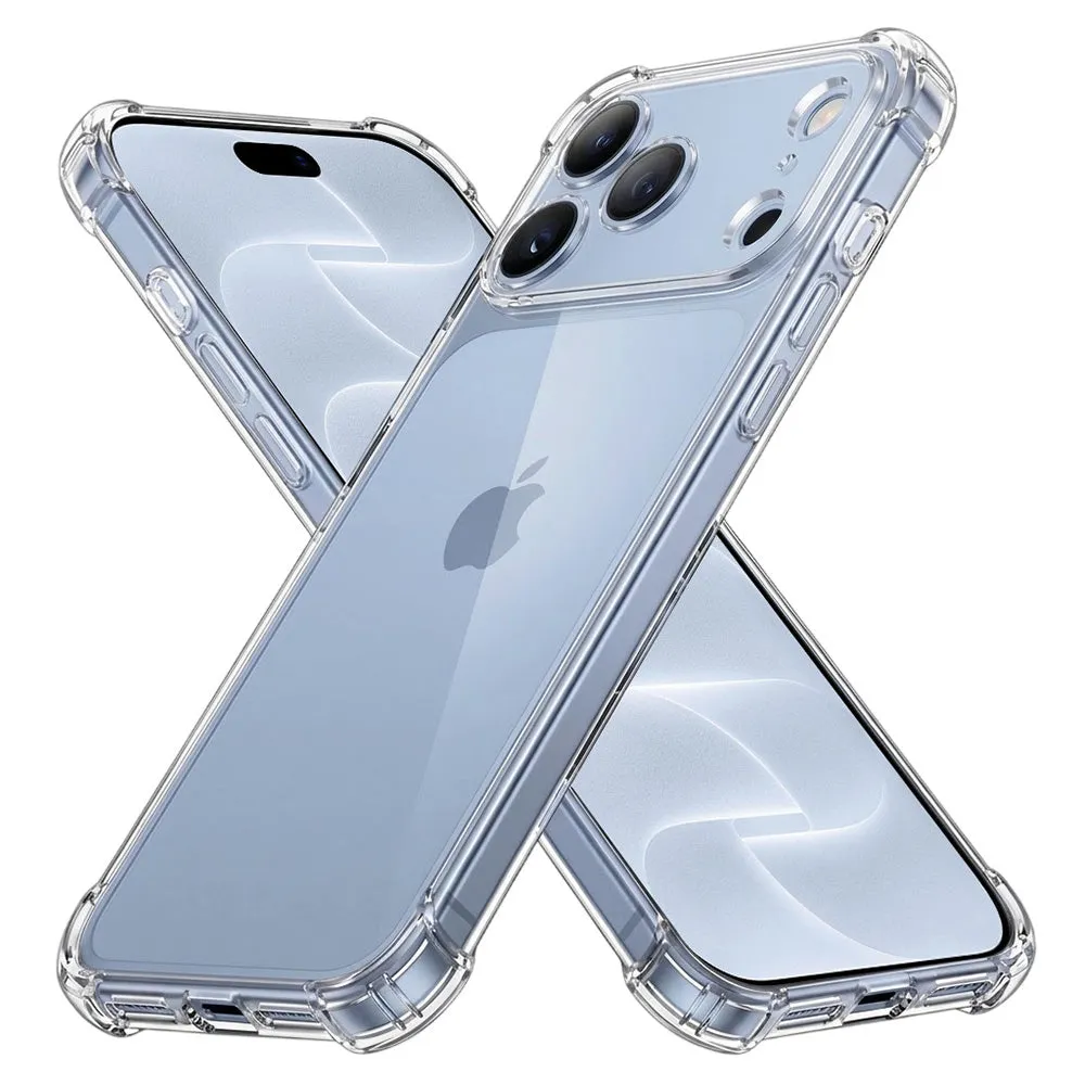 Custodia per Apple iPhone 18 Pro / 17 Pro, Techsuit, Shockproof Clear, Trasparente - immagine 1