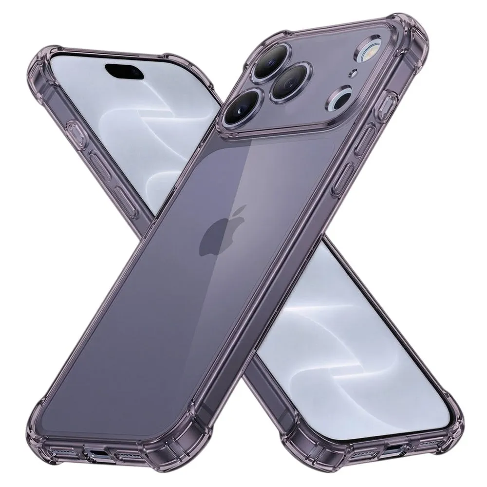 Custodia per Apple iPhone 18 Pro / 17 Pro, Techsuit, Shockproof Clear, Fumè - immagine 1