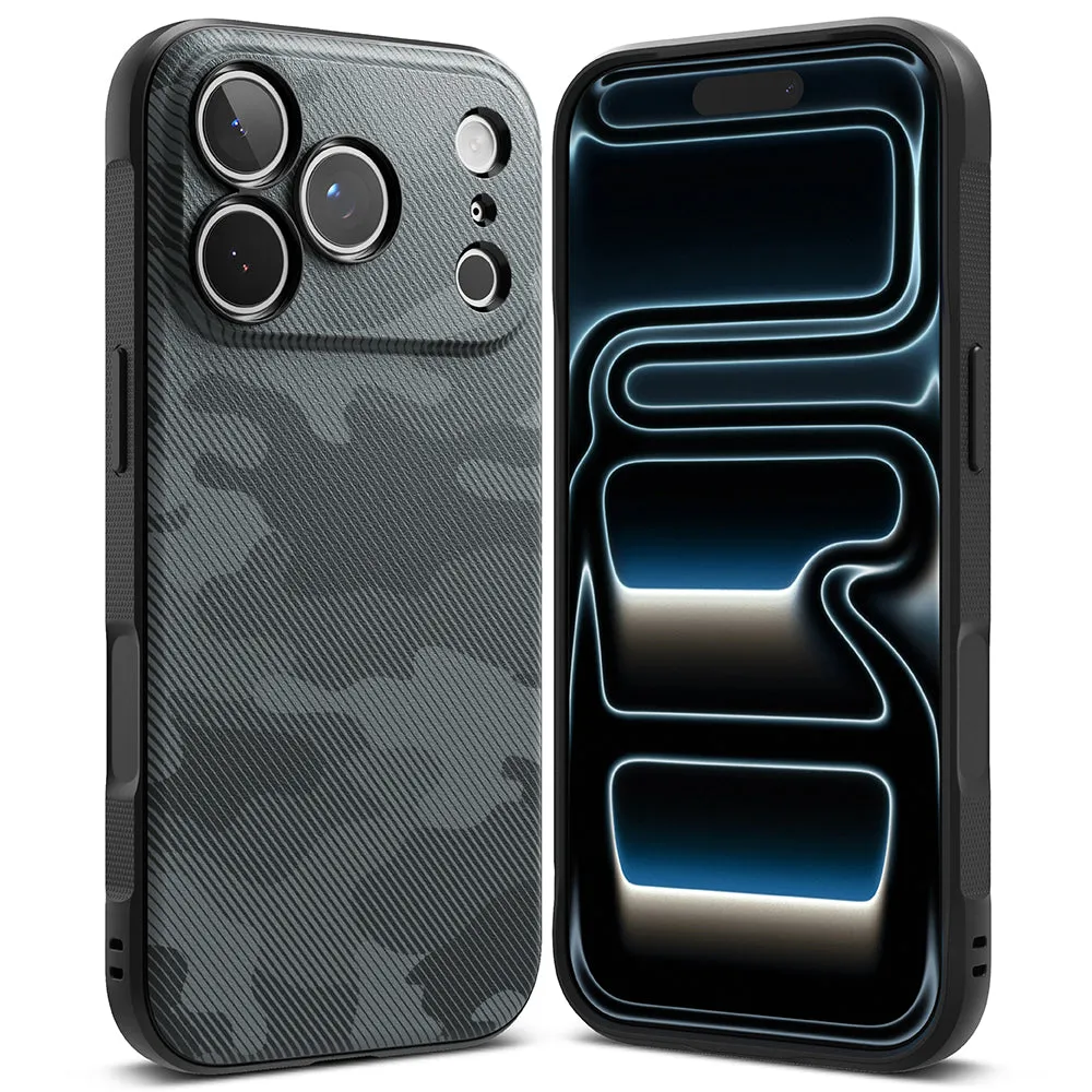 Custodia per Apple iPhone 18 Pro / 17 Pro, Ringke, Onyx, Camouflage - immagine 1