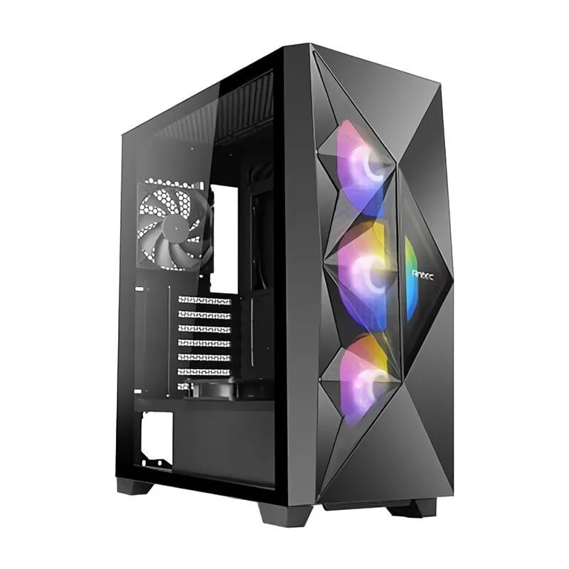 Antec DF800 FLUX Vetro temperato USB 3.2 RGB Nero - immagine 1