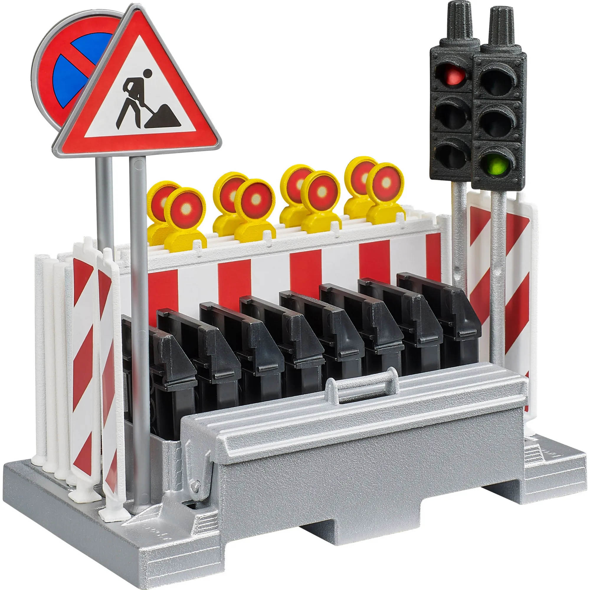 Set di segnalazione stradale con semaforo - immagine 1